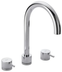 Rubinetto per lavabo TAYRONA cromato lucido HUBER H 26 cm