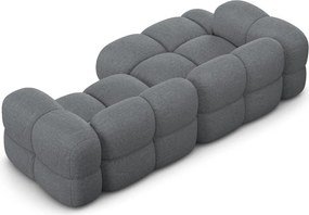 Divano angolare grigio (con penisola a sinistra/con chaise lounge) Loretto – Cosmopolitan Design