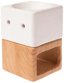 Lampada per aromaterapia in ceramica, altezza 12 cm - Dakls