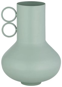Vaso color salvia in metallo (altezza totale 20 cm) Loha – Blomus