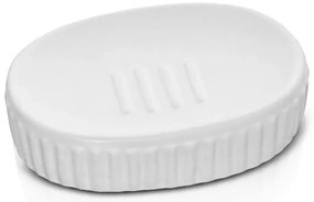 Porta sapone da appoggio bianco in ceramica Cup