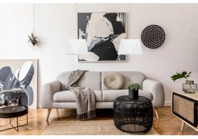 Lampadario a sospensione con filo DIAMENT 2xE27/60W/230V bianco