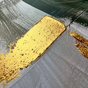 Quadro con elementi dipinti a mano 70x100 cm For – Styler