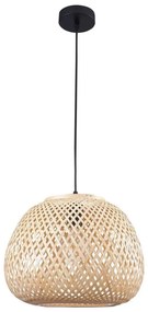 Lampadario a sospensione con filo ZANZIBAR 1xE27/20W/230V diametro 35 cm bambù