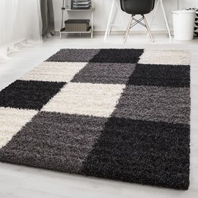 Tappeto bianco e nero 60x110 cm Life - Ayyildiz Carpets
