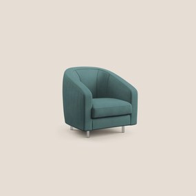 Sally Poltroncina in tessuto morbido impermeabile T02 petrolio