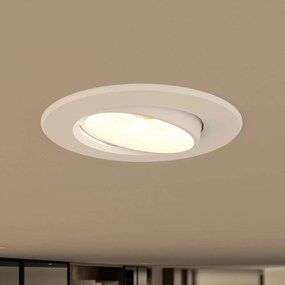 Prios Luce da incasso a LED Shima, bianca, 7 W, 3000K, dimmerabile