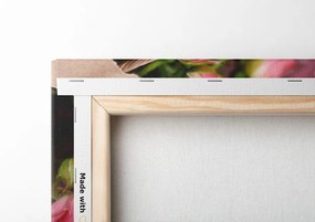 Stampa su tela – Bouquet di rose rosa romantiche