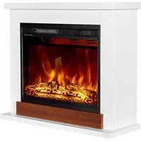 Camino Elettrico da Pavimento 70x80x30 cm Effetto Fiamma 1500W Sting & Lorance