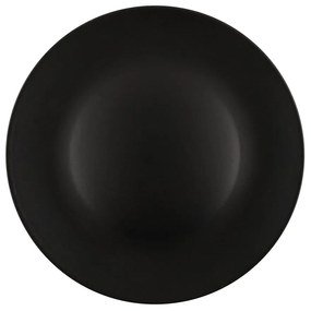 Piatti in ceramica nera opaca in set da 6 pezzi ø 25 cm - Hermia