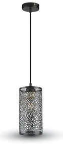 Lampadario a sospensione con filo 1xE27/60W/230V nero