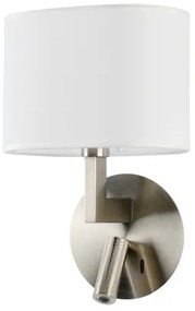 Brilagi - Applique a LED DAYA 1xE14/40W/230V + LED/3W bianco/cromo opaco