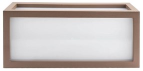 Applique Flute Design - E27 Mattone (Ruggine - Corten)