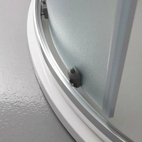 Box Doccia Semicircolare 80X80 6 Mm Cristallo Opaco | Genova