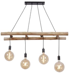 Leuchten Direkt 15025-18 - Lampadario a sospensione con filo EDGAR 4xE27/60W/230V