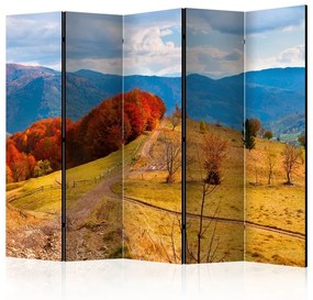 Paravento Autumn landscape in the Carpathian mountains II [Room Dividers]