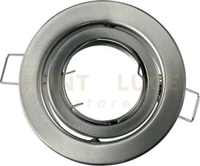 Struttura incasso reflex orientabile nikel 10x10cm in metallo