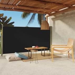 Tenda Laterale Retrattile Per Patio 160x300 Cm Nera /