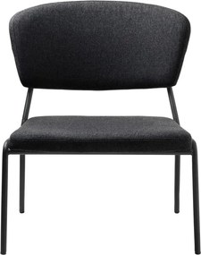 Poltrona Brantford grigio scuro - Unique Furniture