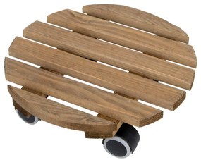 Supporto rotante per vaso in legno ø 29 cm (altezza totale 8 cm) Indoor – Esschert Design