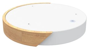 Plafoniera LED Rotonda 18W CCT, Ø300mm, Legno/Bianco Colore Bianco Variabile CCT