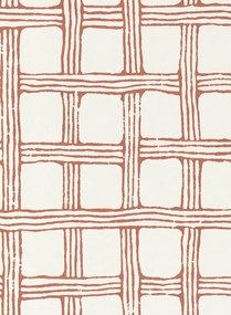 Scion Carta da parati Fretwork - Ladybird Red