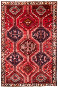 Shiraz Tappeto 240x160 Rosso (Iran) Annodato A Mano
