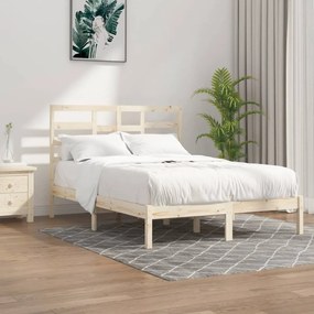 Giroletto Senza Materasso İn Legno Massello 160x200 Cm /