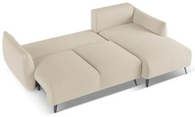 Divano angolare beige (con penisola a destra) Malie – Makamii