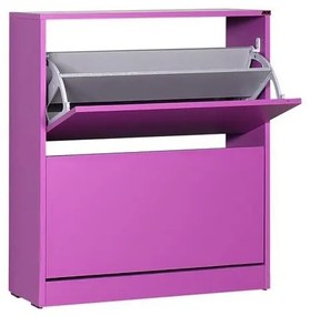 Mobile per scarpe 84x73 cm viola