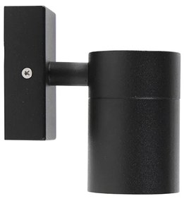 Set di 2 lampade da parete per esterni in acciaio inox nero IP44 - Solo