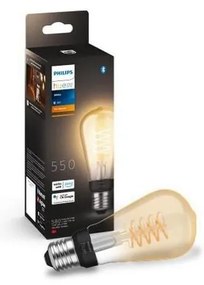 Lampadina LED dimmerabile Philips Hue WHITE FILAMENT ST64 E27/7W/230V 2100K