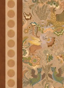 House of Hackney Carta da parati Phantasia by Pierce and Ward - Taupe