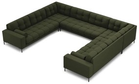 Divano a U angolare verde Bali - Cosmopolitan Design