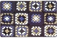 Tovaglietta 43,5x28,5 cm decoro crochet