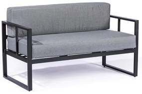 Divano da giardino a due posti grigio grafite Bellisima - Bonami Selection