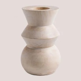 Vaso in legno di mango Nadur ↑20 cm - Sklum