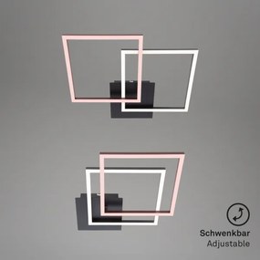 Briloner 3210-015 - Lampada LED da soffitto dimmerabile FRAME 2x11W 230V nera