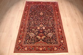Kashan Tappeto 220x140 (Iran) Annodato A Mano