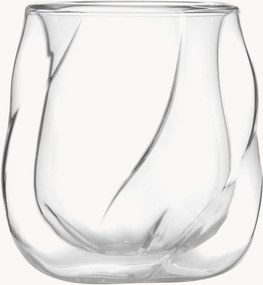 Bicchiere da whisky in vetro borosilicato a doppia parete Enzo