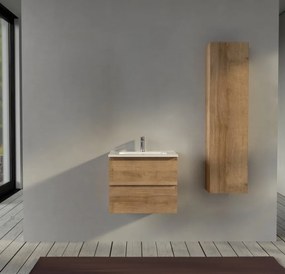 Mobile da bagno sospeso 60 cm Rovere - Sofia