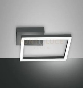 Bard plafoniera antracite nw 1 luce c/acc 3394-23-282-01