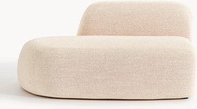Chaise lounge in bouclé Wolke
