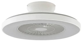 Paavo LED Smart Ventilatore a soffitto Bianco - Lindby