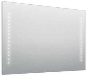 Specchio con illuminazione integrata bagno rettangolare Hollywood SENSEA H 70 x P 2.5 cm