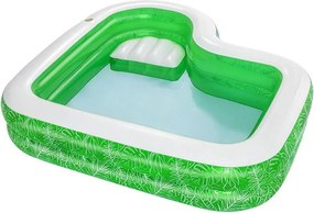Bestway Tropical Paradise piscina gonfiabile verde 231x231x51 cm