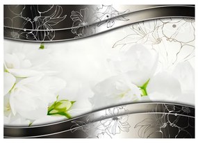 Fotomurale  Jasmine flowers  Colore Verde, Dimensioni e Misure 250x175