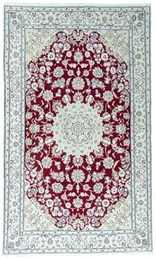 Nain Tappeto 210 x 130 Rosso (Iran) Annodato A Mano