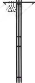 Attaccapanni da parete nero in metallo 65 cm Senza – Spinder Design