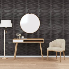 Pannelli Murali 12 Pz Neri 50x50 Cm Xps 3 M² Pietra /